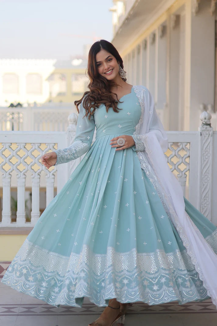 PREMIUM DESIGNER READYMADE GOWN(WD19)
