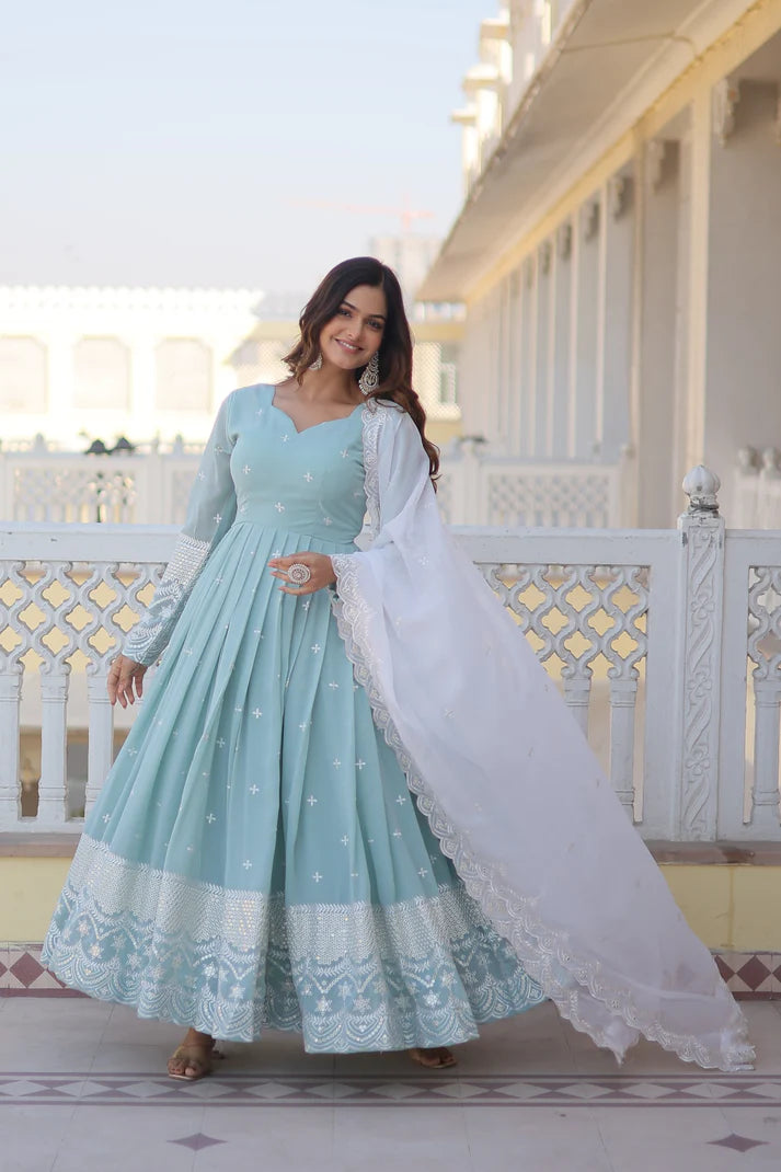 PREMIUM DESIGNER READYMADE GOWN(WD19)