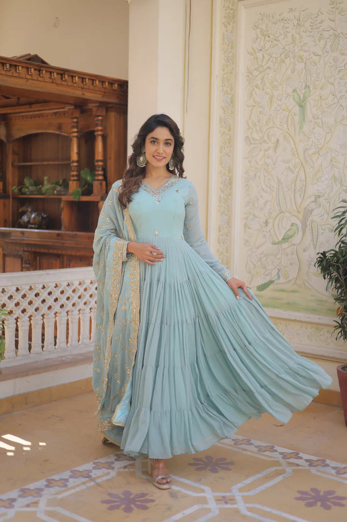 premium gown with dupatta(WD15) (03)