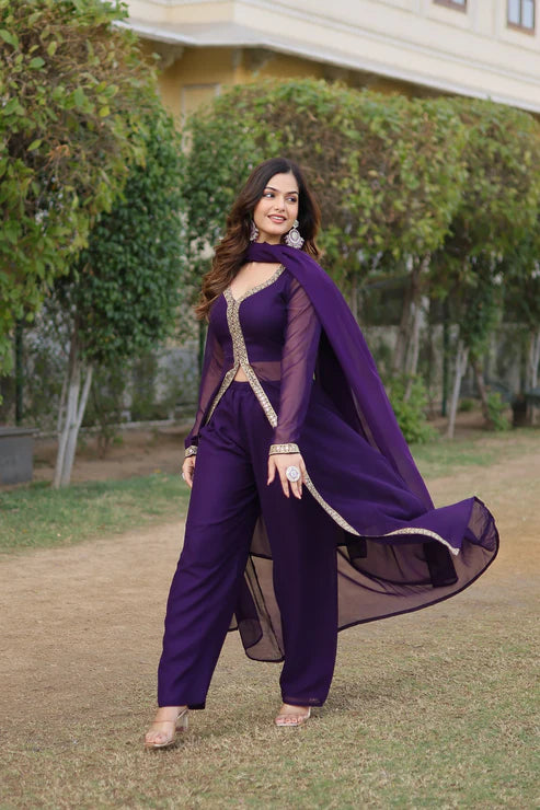 PREMIUM READYMADE KURTI WITH PANT & DUPATTA SET (WD36)