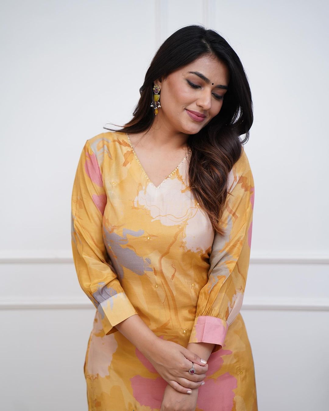 💃Enjoy New Floral Kurta Pant set with amazing lace Work ❤️ (WACD05)
