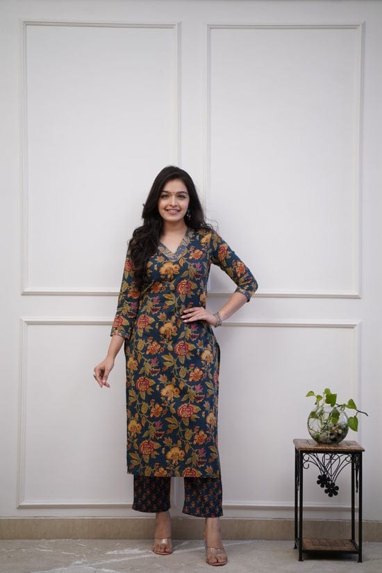 Inject a boost of Embroidery work and playful prints to your wardrobe this season👌👌 (WACD46)