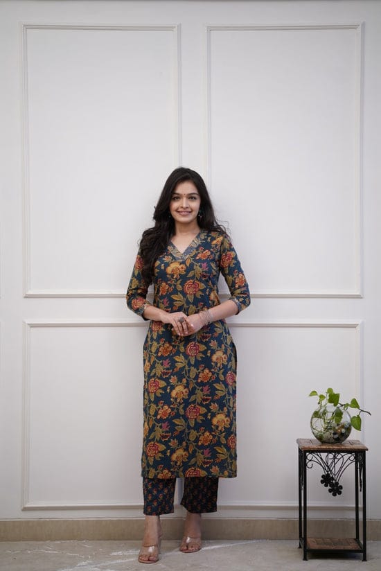 Inject a boost of Embroidery work and playful prints to your wardrobe this season👌👌 (WACD46)