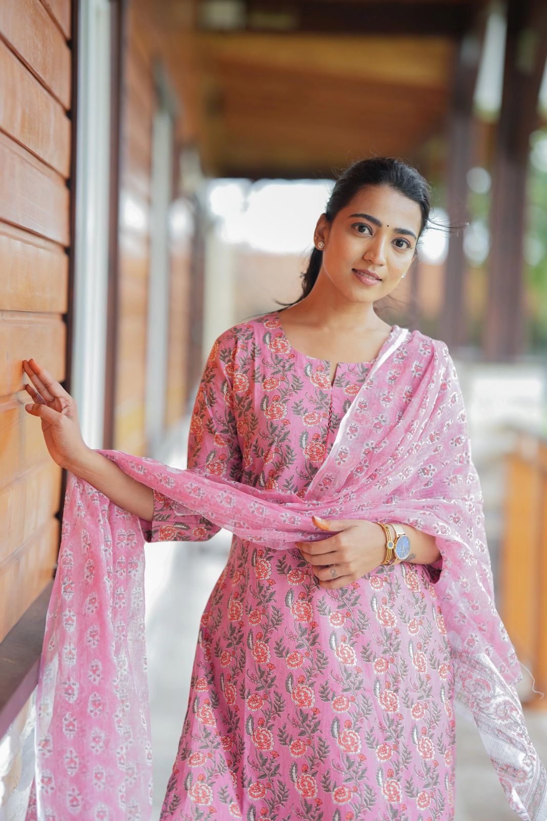 🌹🌹Pure fine Cotton fabric Kurti with Pant with cotton 100-100 Dupatta🌹🌹 (WARED82)