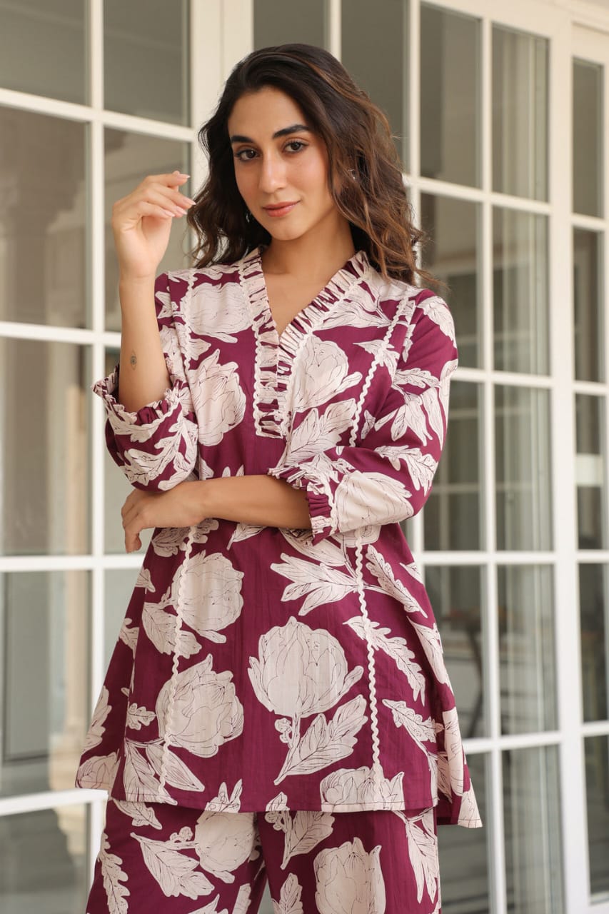 Stylish printed cord sets for this Summer which gives you a cool n stylish look (WACD50)