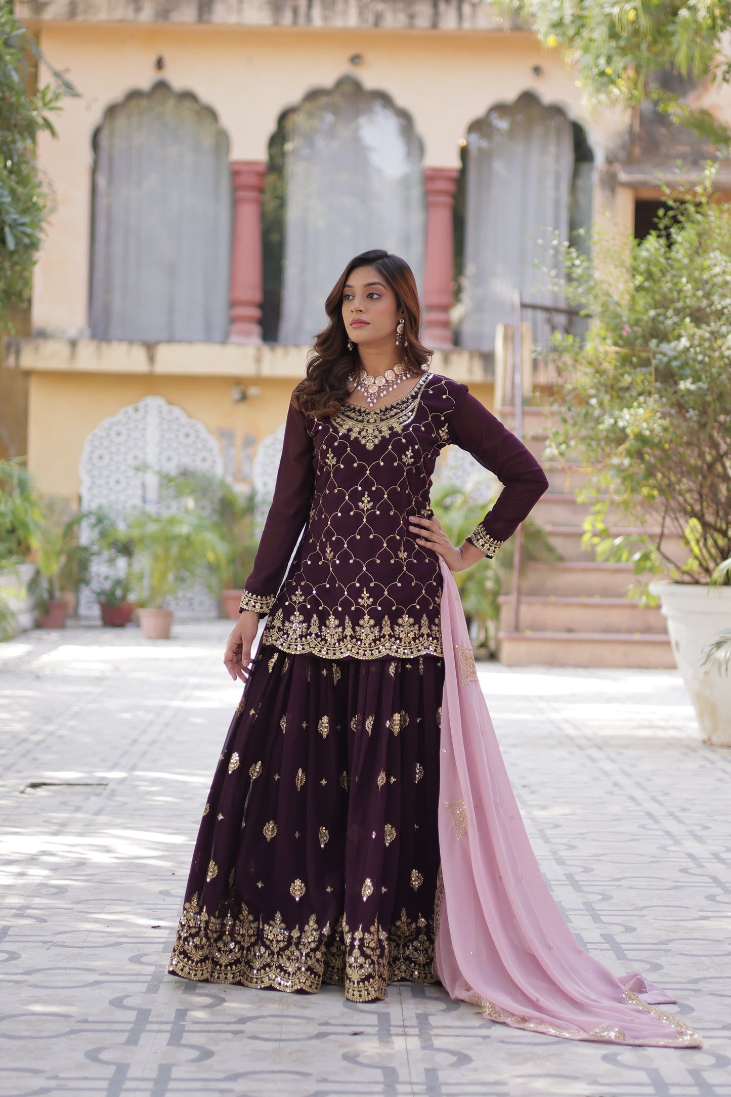 .π PREMIUM DESIGNER READYMADE KURTI-PLAZOO-DUPATTA COLLECTIONS. π₯°