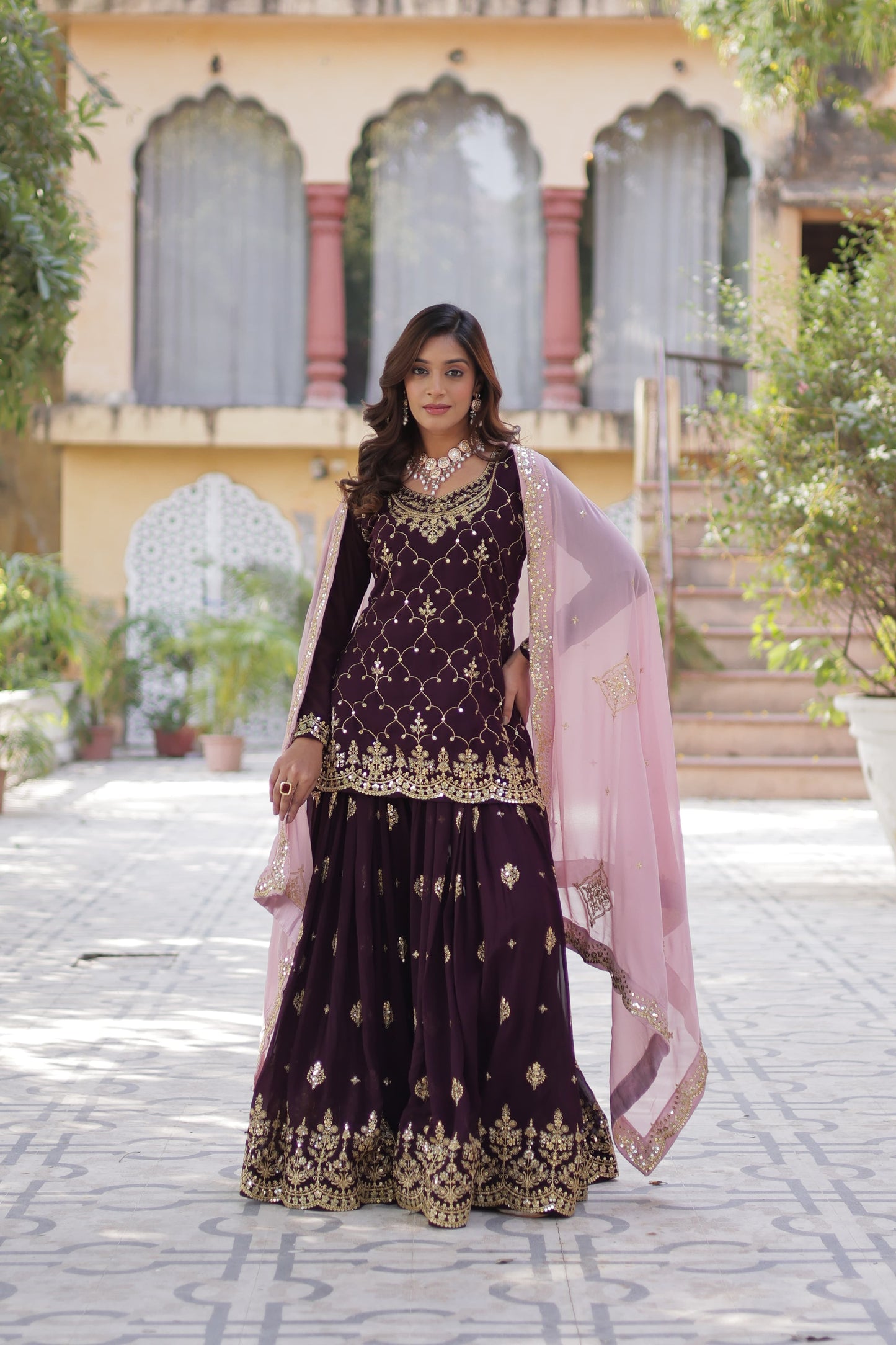 .π PREMIUM DESIGNER READYMADE KURTI-PLAZOO-DUPATTA COLLECTIONS. π₯°