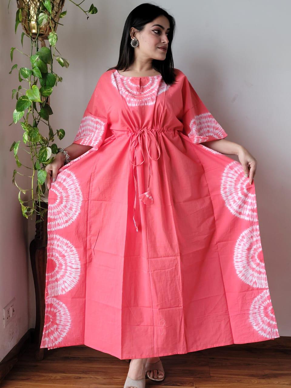 Exclusive New Added Hand Block printed KAFTAN 🔸️Authentic PRINT, with natural colours.