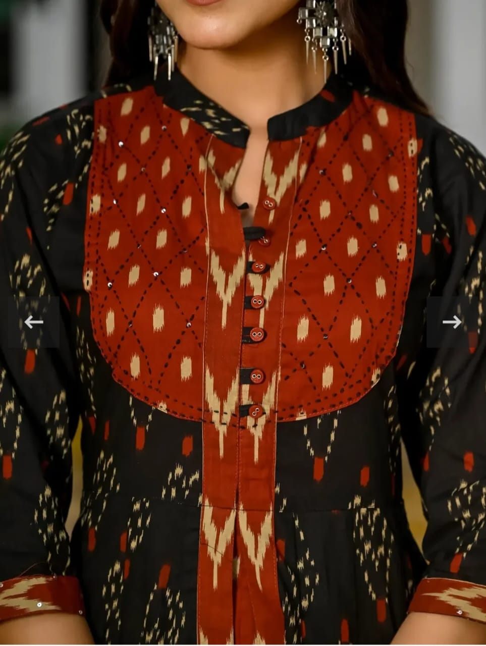 Double Layer Anarkali Kurti With Front Dori For Style and Amazing Flair 💖(WARED387)