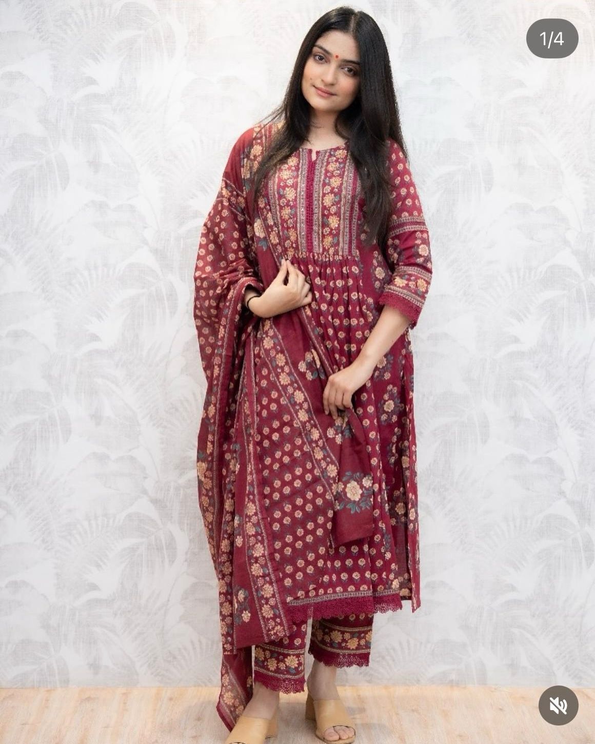 New anarkali kurta set with new style... parrten(WARED428)