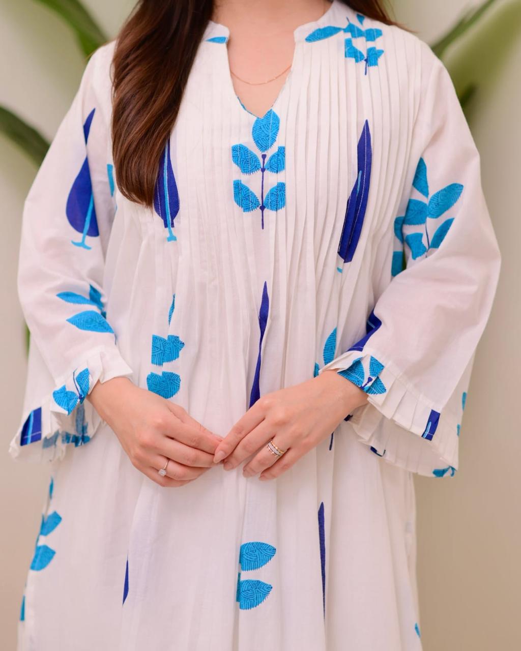 We are Launching a beautiful ๐๐ Summer Special Taj Cotton Fabric in pintex design(WACD100)