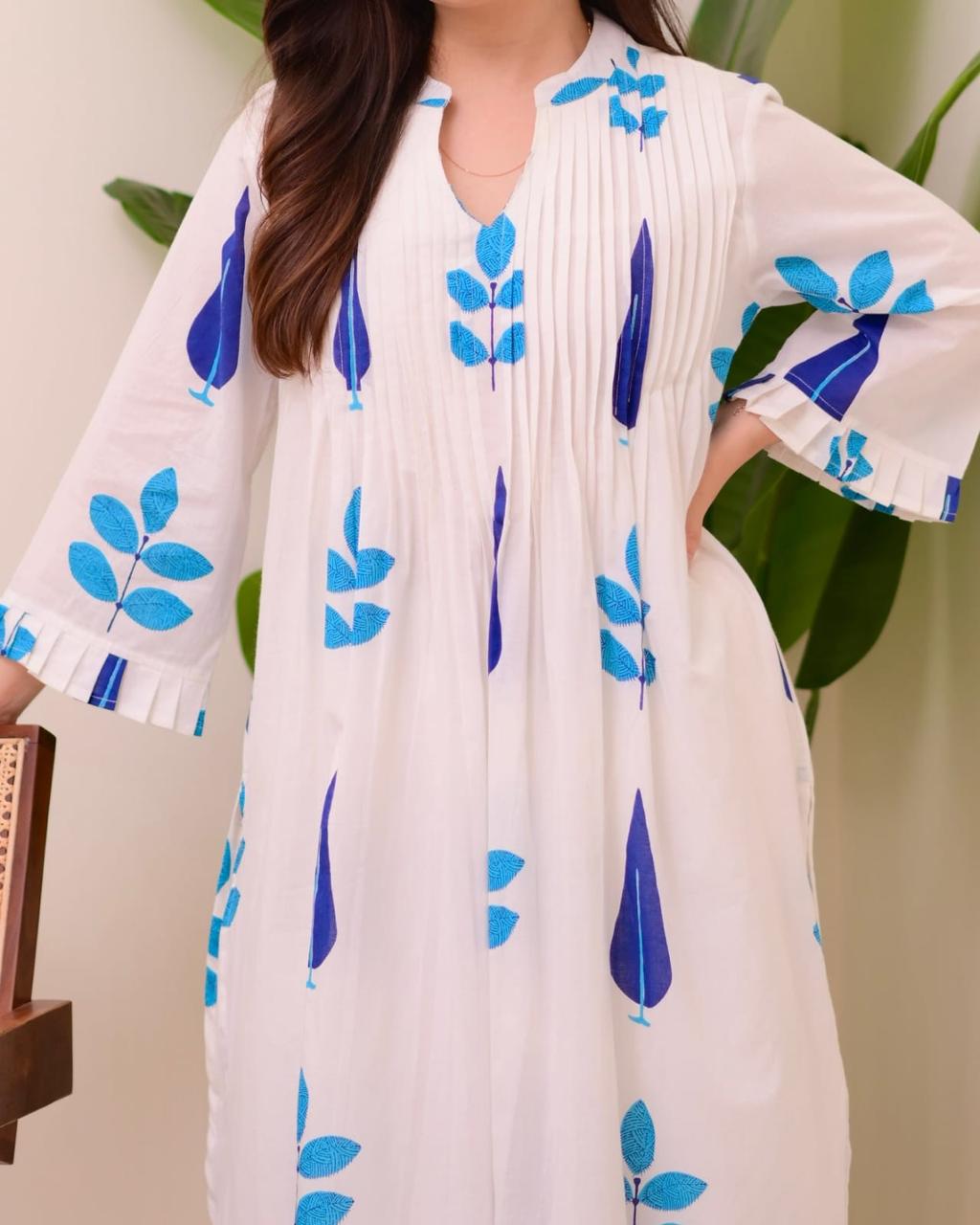 We are Launching a beautiful ๐๐ Summer Special Taj Cotton Fabric in pintex design(WACD100)