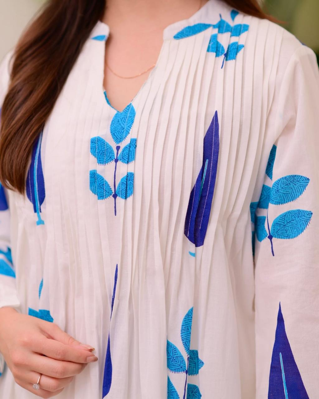 We are Launching a beautiful ๐๐ Summer Special Taj Cotton Fabric in pintex design(WACD100)