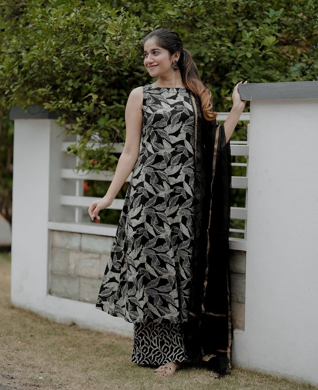PURE COTTON PRINT A LINE KURTI WITH BOTH SIDES POCKETS SLEEVES (WARED450)