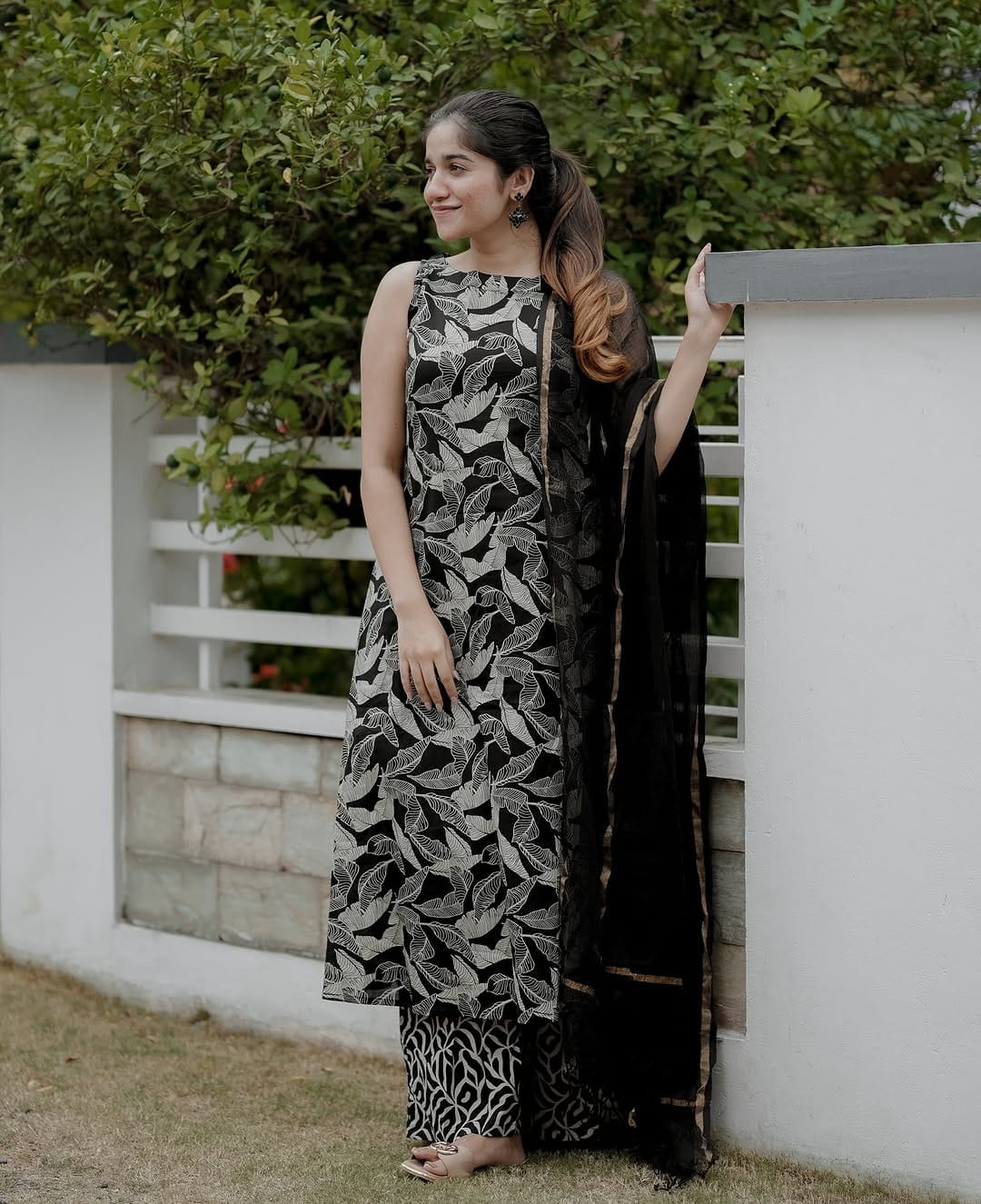 PURE COTTON PRINT A LINE KURTI WITH BOTH SIDES POCKETS SLEEVES (WARED450)