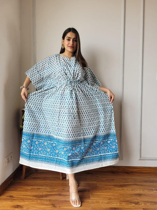 Exclusive New  Added Hand Block printed KAFTAN 🔸️Authentic PRINT, with natural colours73