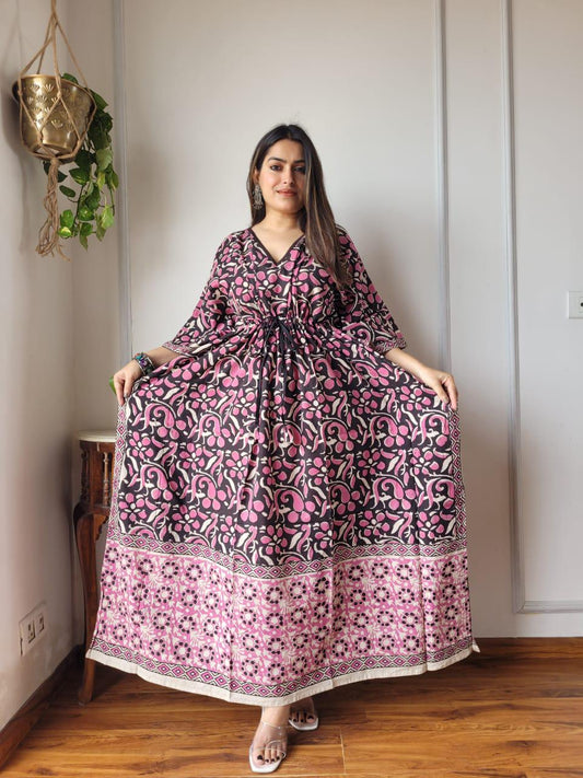 Exclusive New  Added Hand Block printed KAFTAN 🔸️Authentic PRINT, with natural colours60