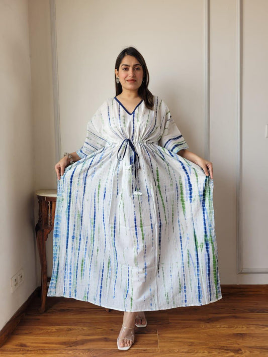 Exclusive New  Added Hand Block printed KAFTAN 🔸️Authentic PRINT, with natural colours.52