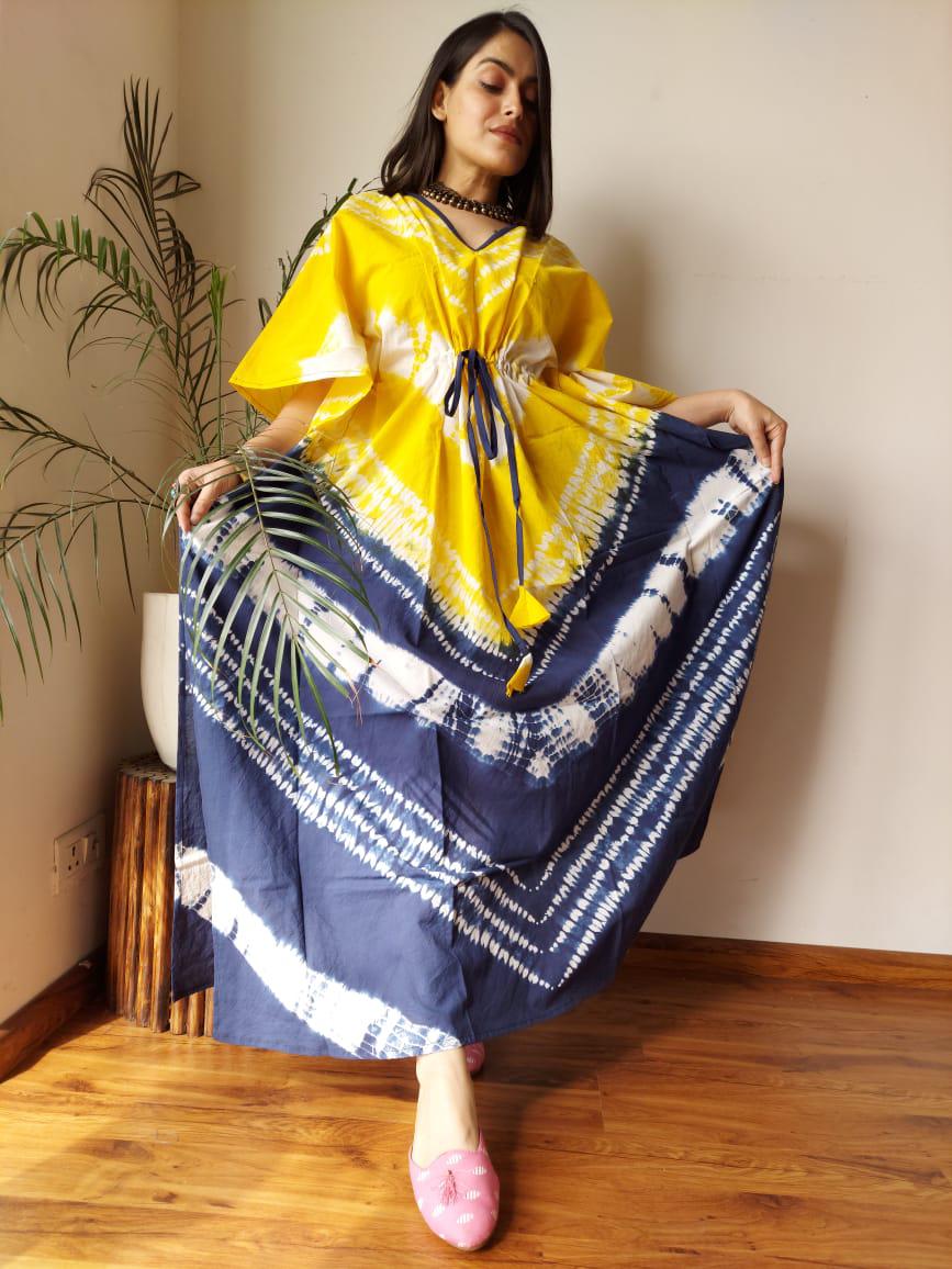 Exclusive New Added Hand Block printed KAFTAN 🔸️Authentic PRINT, with natural colours. 33