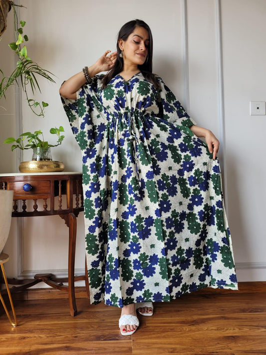 Exclusive New  Added Hand Block printed KAFTAN 🔸️Authentic PRINT, with natural colours. 16