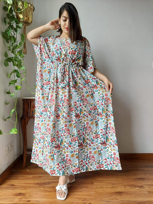 Exclusive New  Added Hand Block printed KAFTAN 🔸️Authentic PRINT, with natural colours. 4