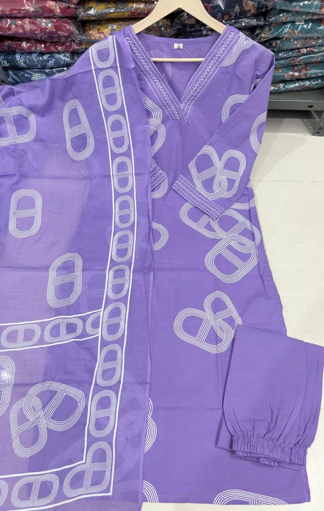 👗 Beautiful Cottan Kurtis pent with Mulmal duptta 👗(WARED472)
