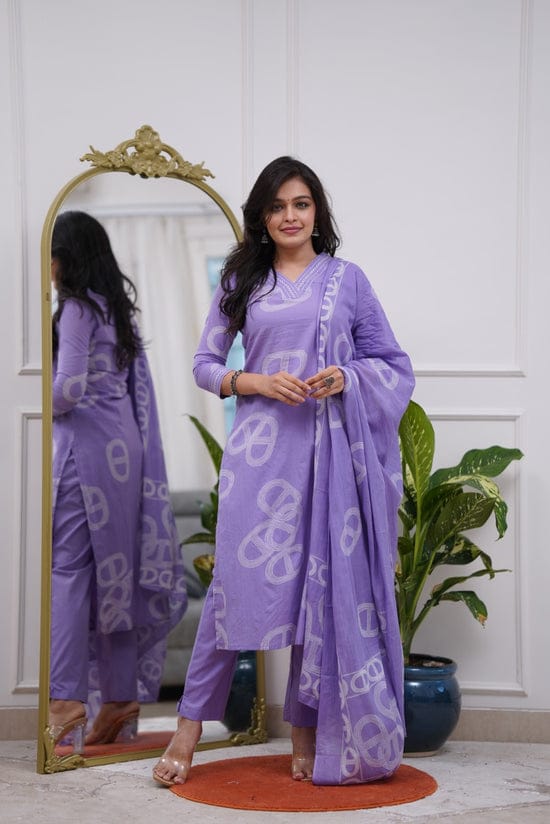 👗 Beautiful Cottan Kurtis pent with Mulmal duptta 👗(WARED472)