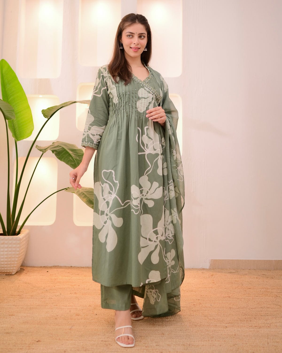 Designer Azrak taj cotton suit*(WARED479)
