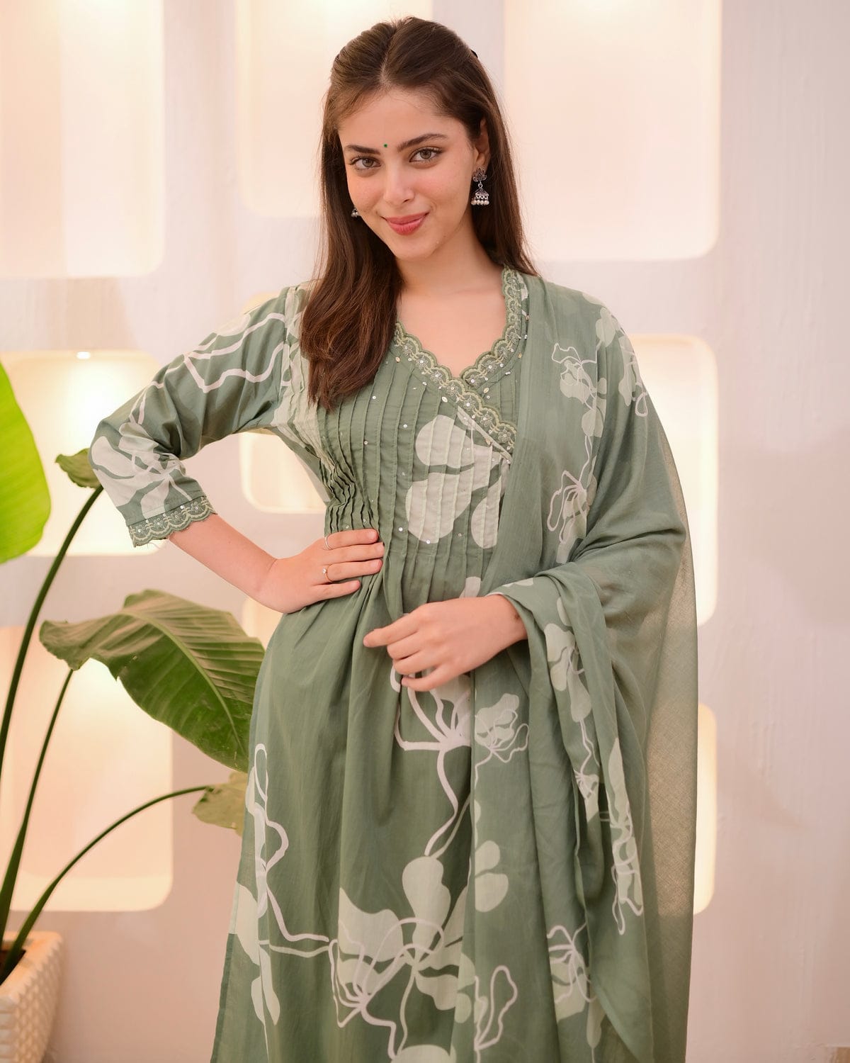 Designer Azrak taj cotton suit*(WARED479)