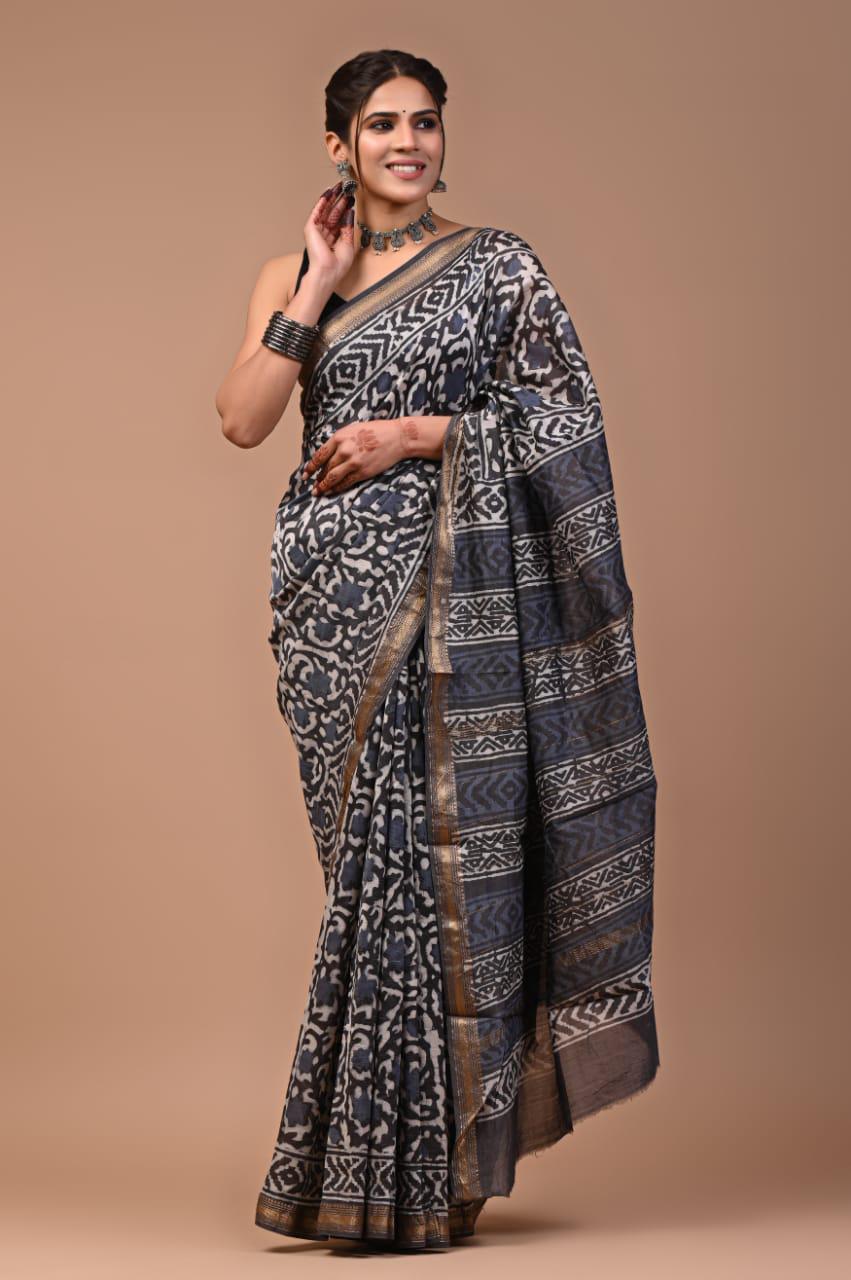 Premium Maheshwari Silk Saree (SWSRMAH25)