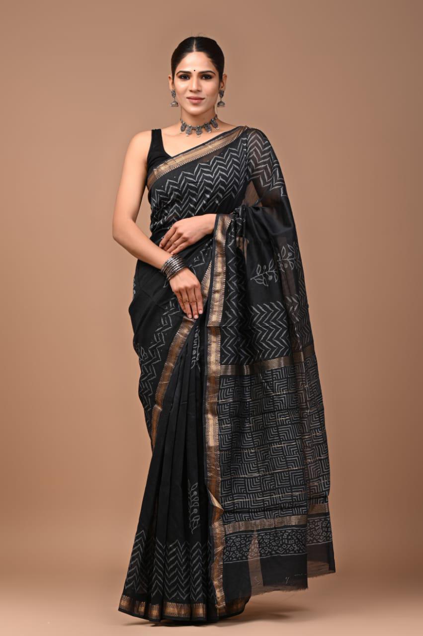 Premium Maheshwari Silk Saree (SWSRMAH35)