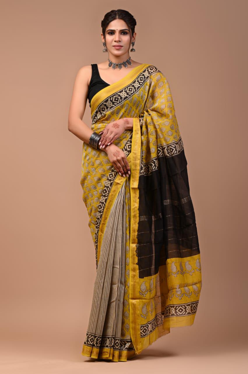 Premium Maheshwari Silk Saree (SWSRMAH60)
