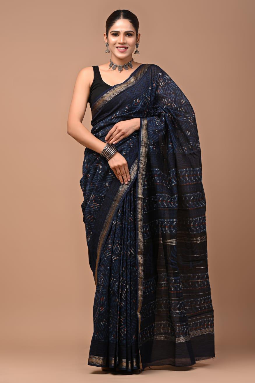 Premium Maheshwari Silk Saree (SWSRMAH66)