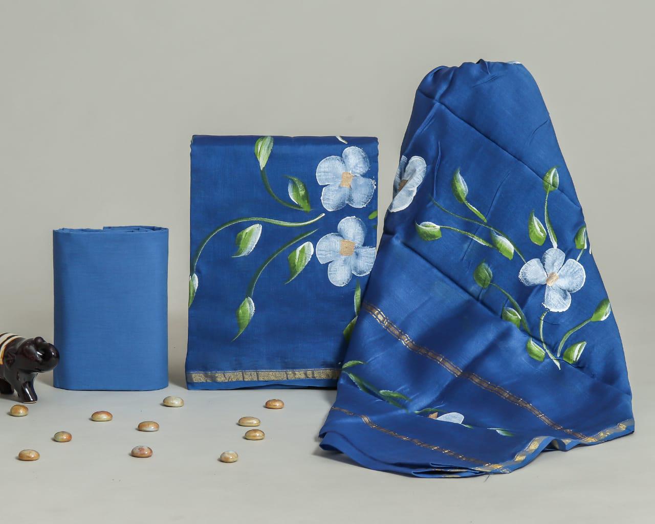 FESTIVE COLLECTION PREMIUM CHANDERI SILK SUITS 47