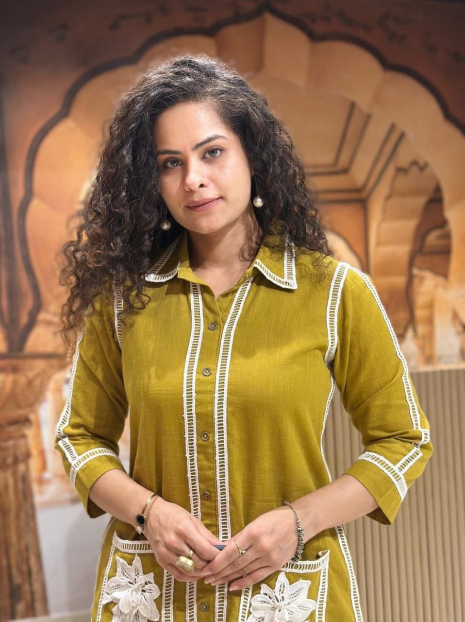 beautiful Heavy Cotton Shirt Style (WACD171)