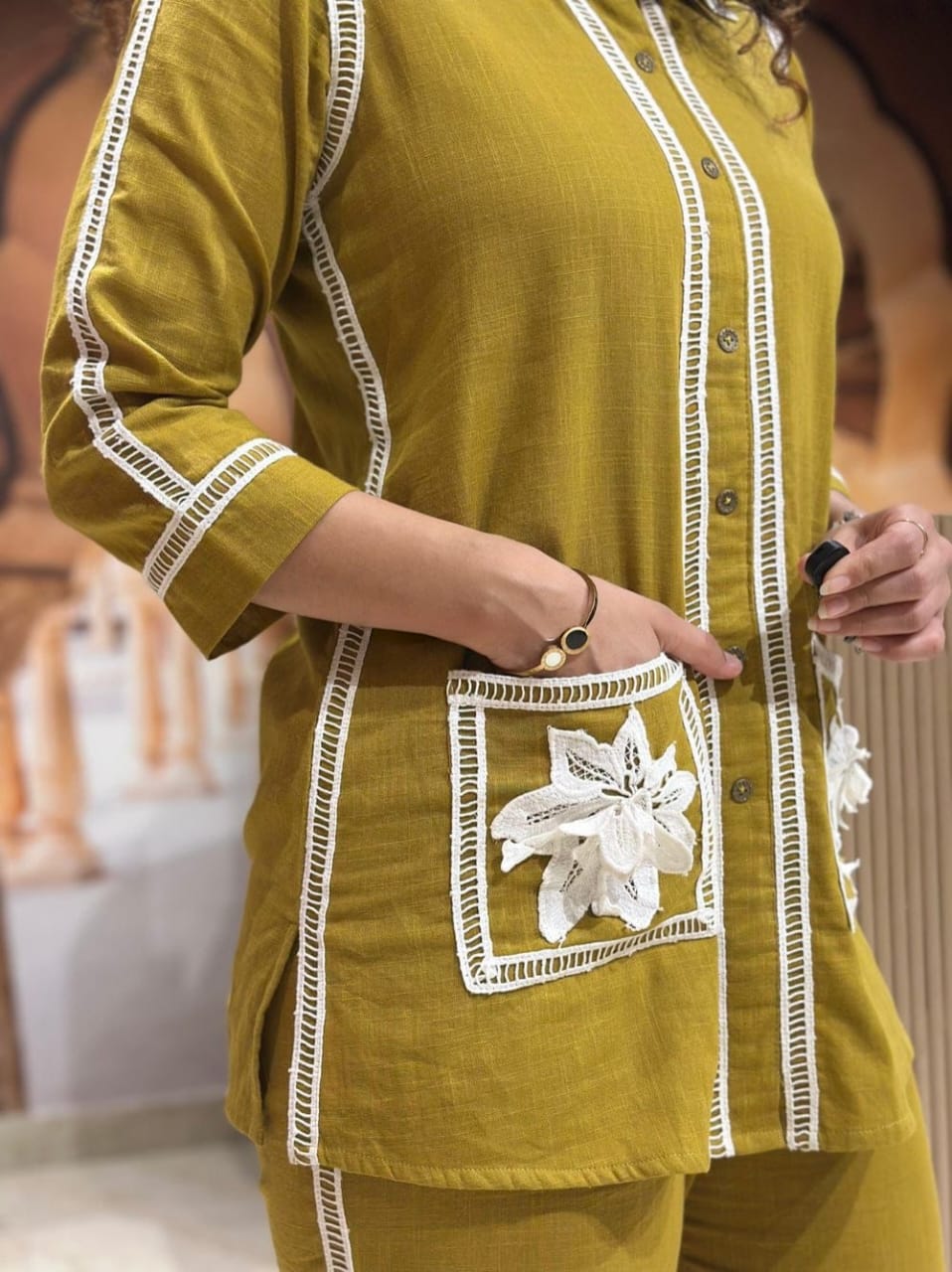 beautiful Heavy Cotton Shirt Style (WACD171)