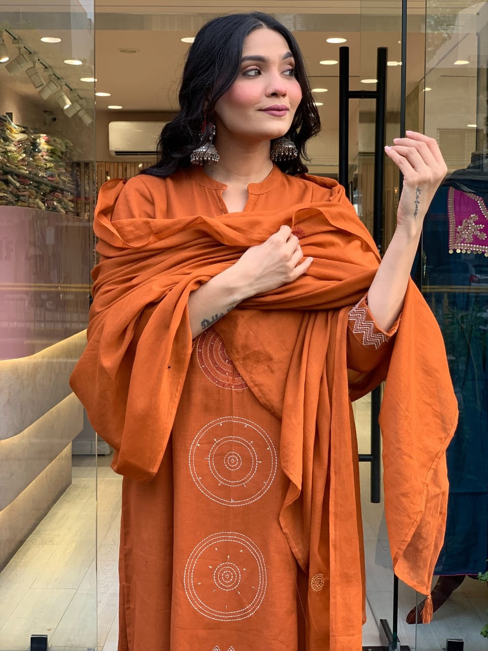 💥LAUNCHING COTTON KURTA PANT AND DUPATTA SET💥 (WARED488)