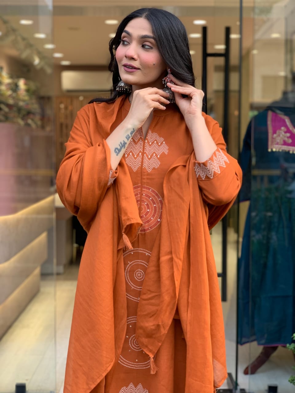 💥LAUNCHING COTTON KURTA PANT AND DUPATTA SET💥 (WARED488)