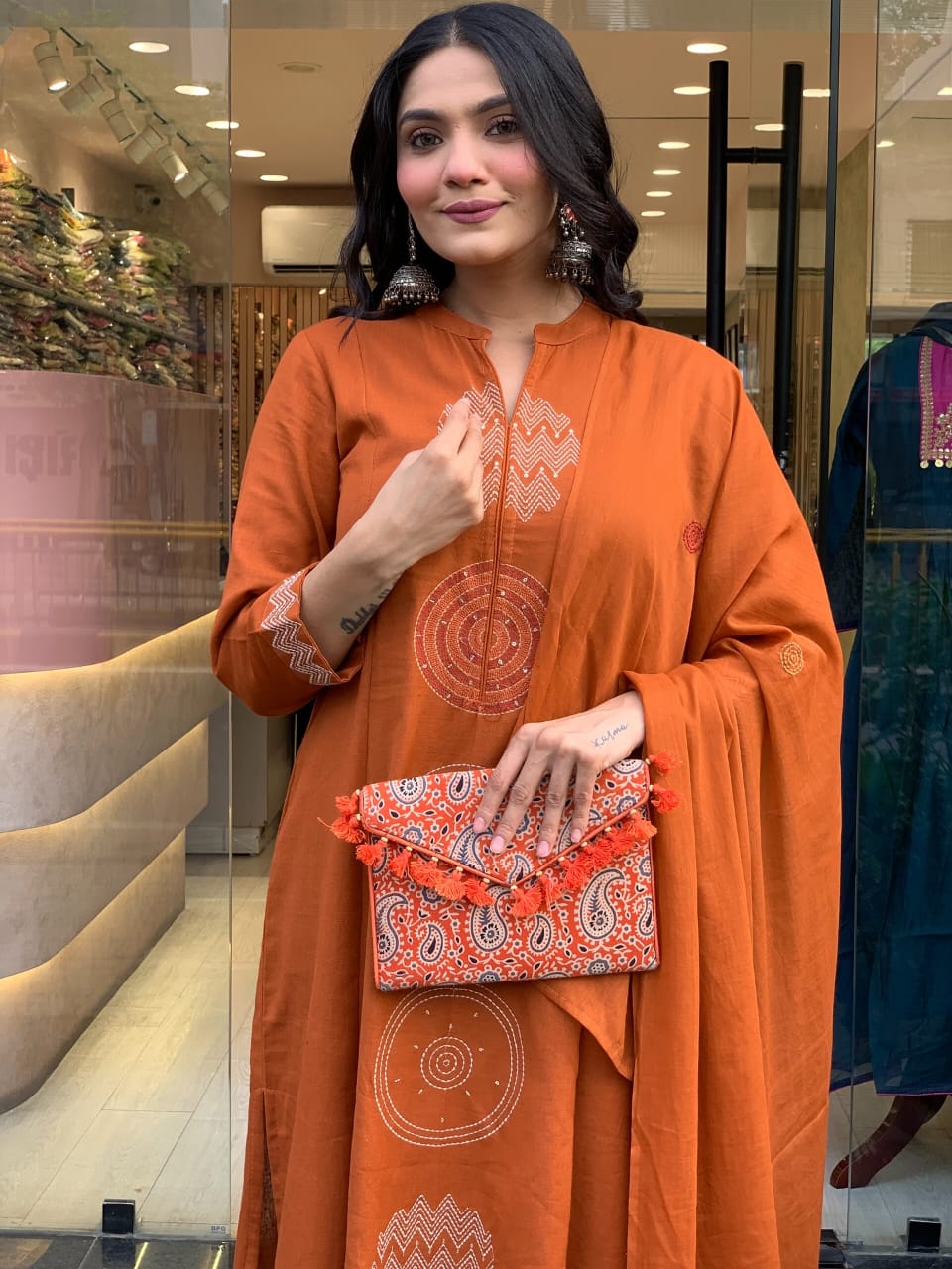 💥LAUNCHING COTTON KURTA PANT AND DUPATTA SET💥 (WARED488)