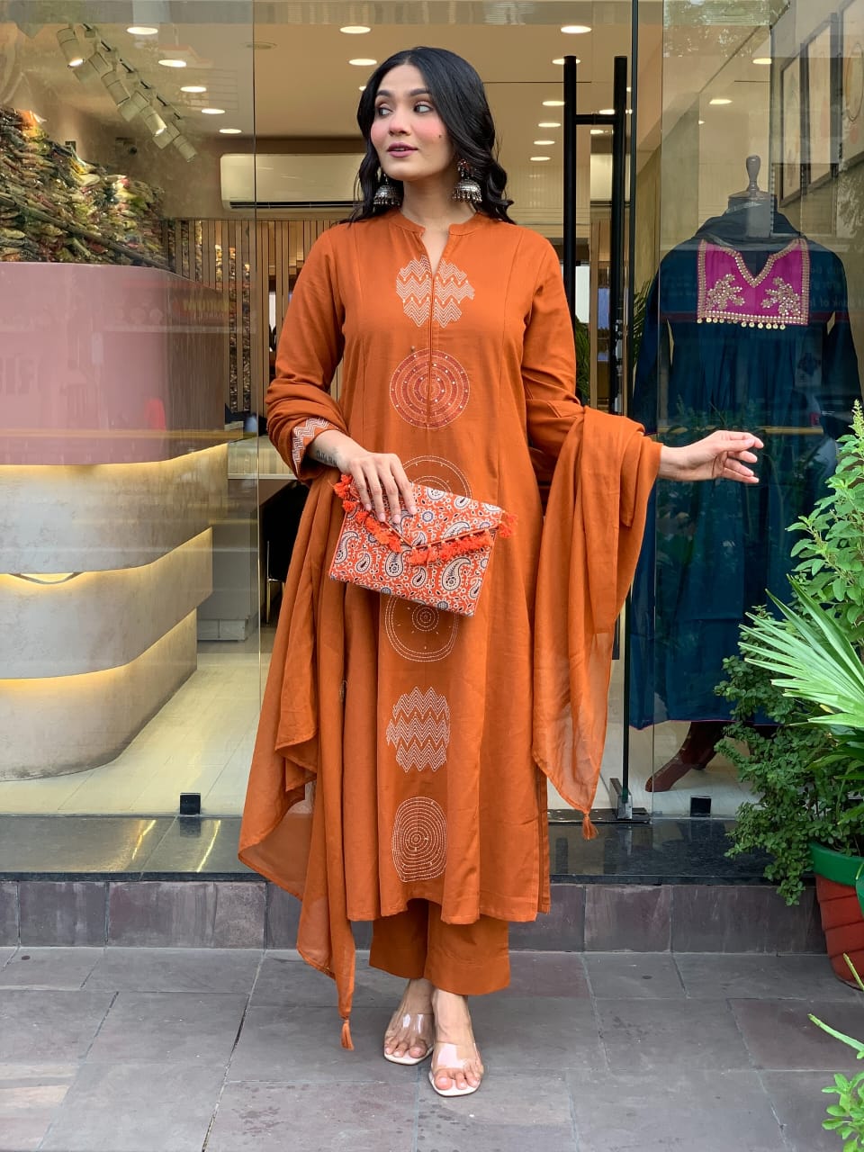 💥LAUNCHING COTTON KURTA PANT AND DUPATTA SET💥 (WARED488)