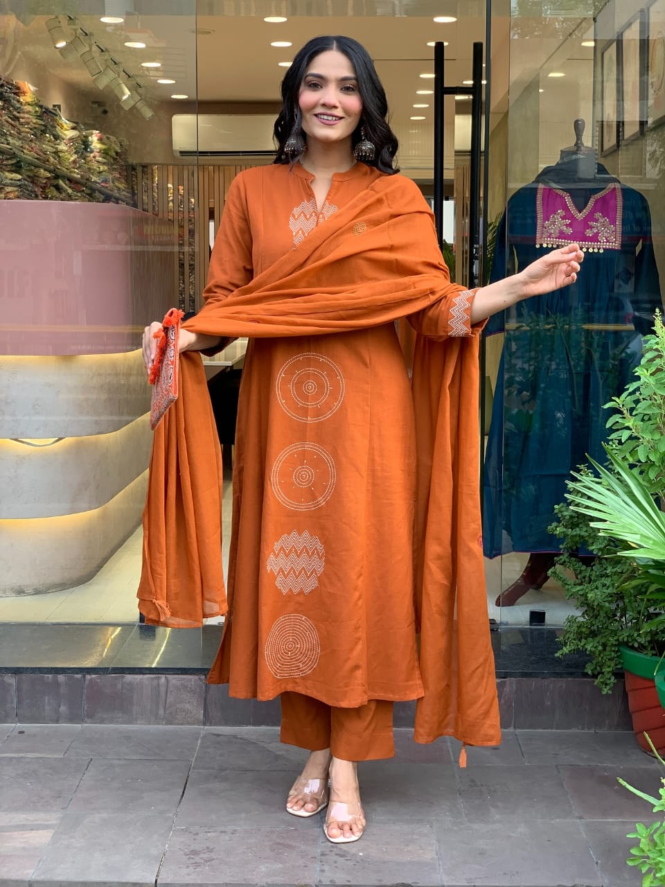 💥LAUNCHING COTTON KURTA PANT AND DUPATTA SET💥 (WARED488)