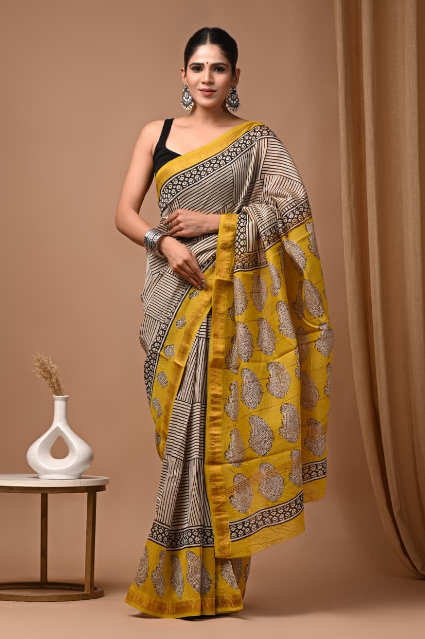 Premium Maheshwari Silk Saree (SWSRMAH120)
