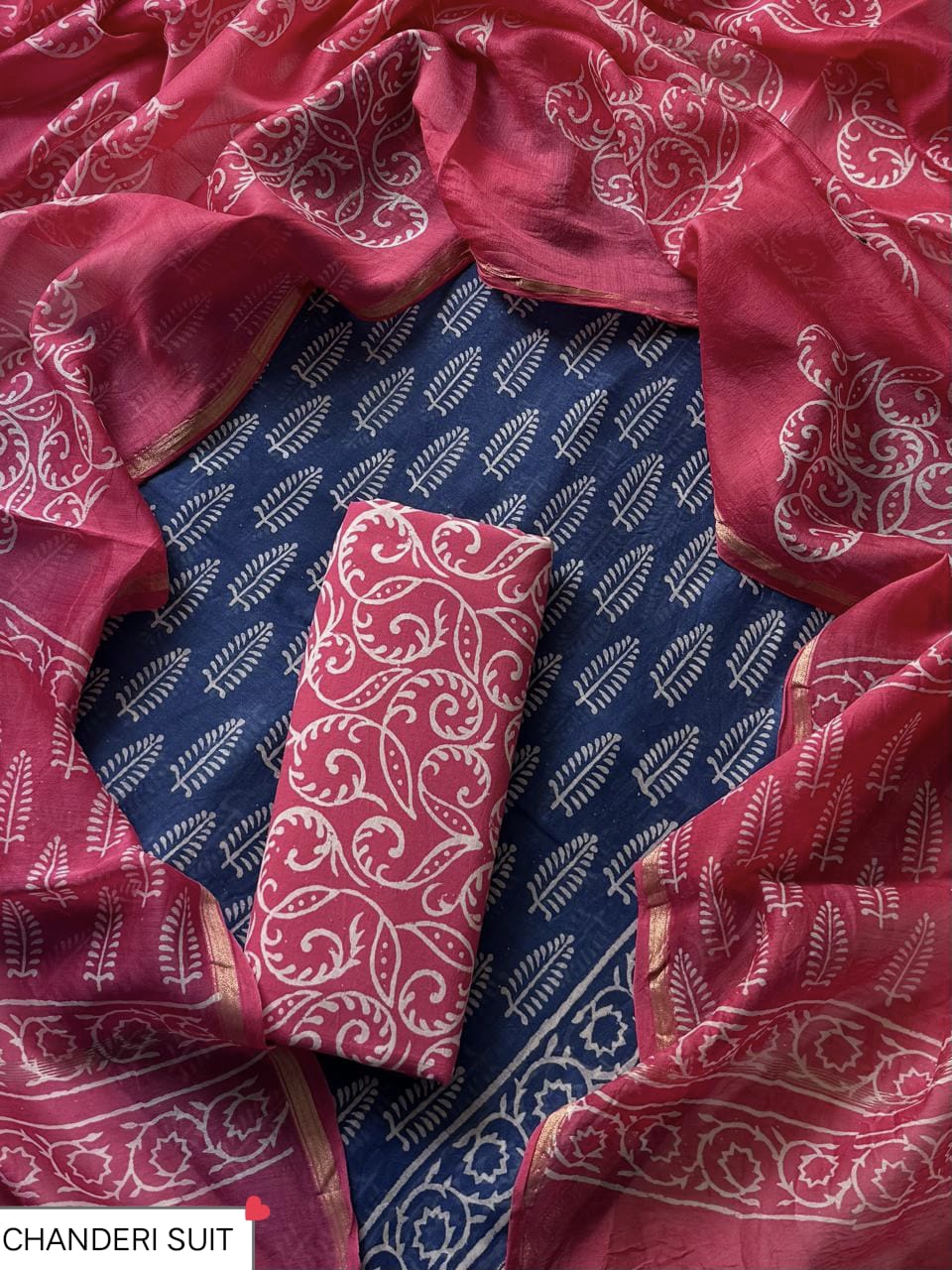 FESTIVE COLLECTION PREMIUM CHANDERI SILK SUITS 10