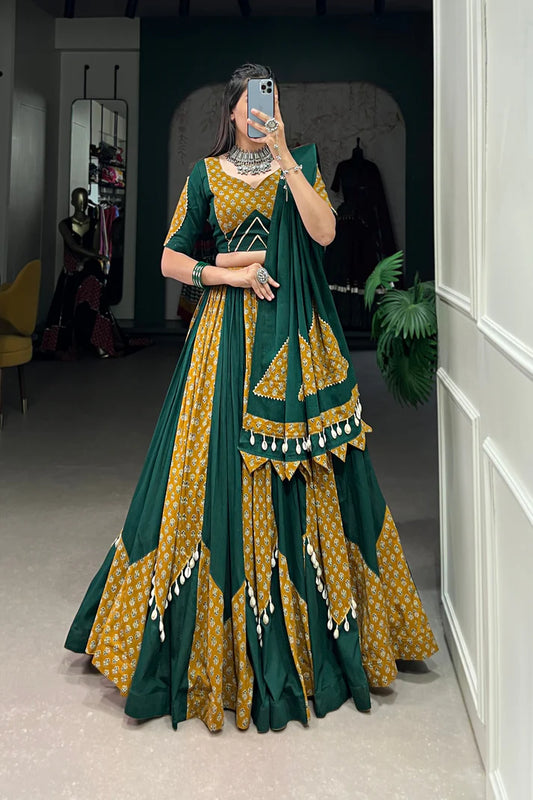 PREMIUM PURE COTTON LEHENGA CHOLI(WD153)