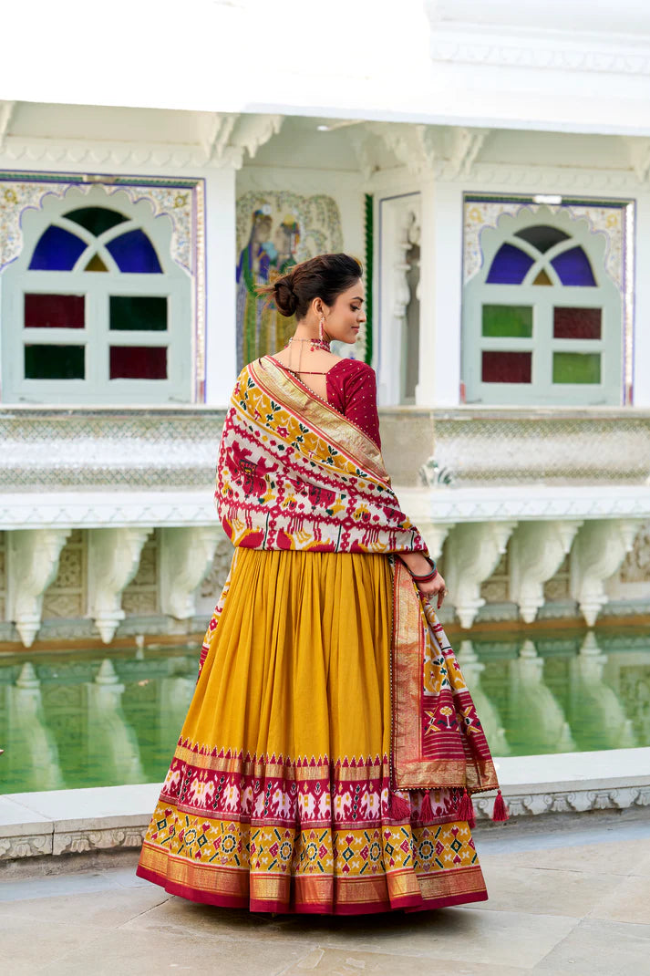 WEDDING SPECIAL PATOLA PRINTED LEHENGA CHOLI(WD128) (02)