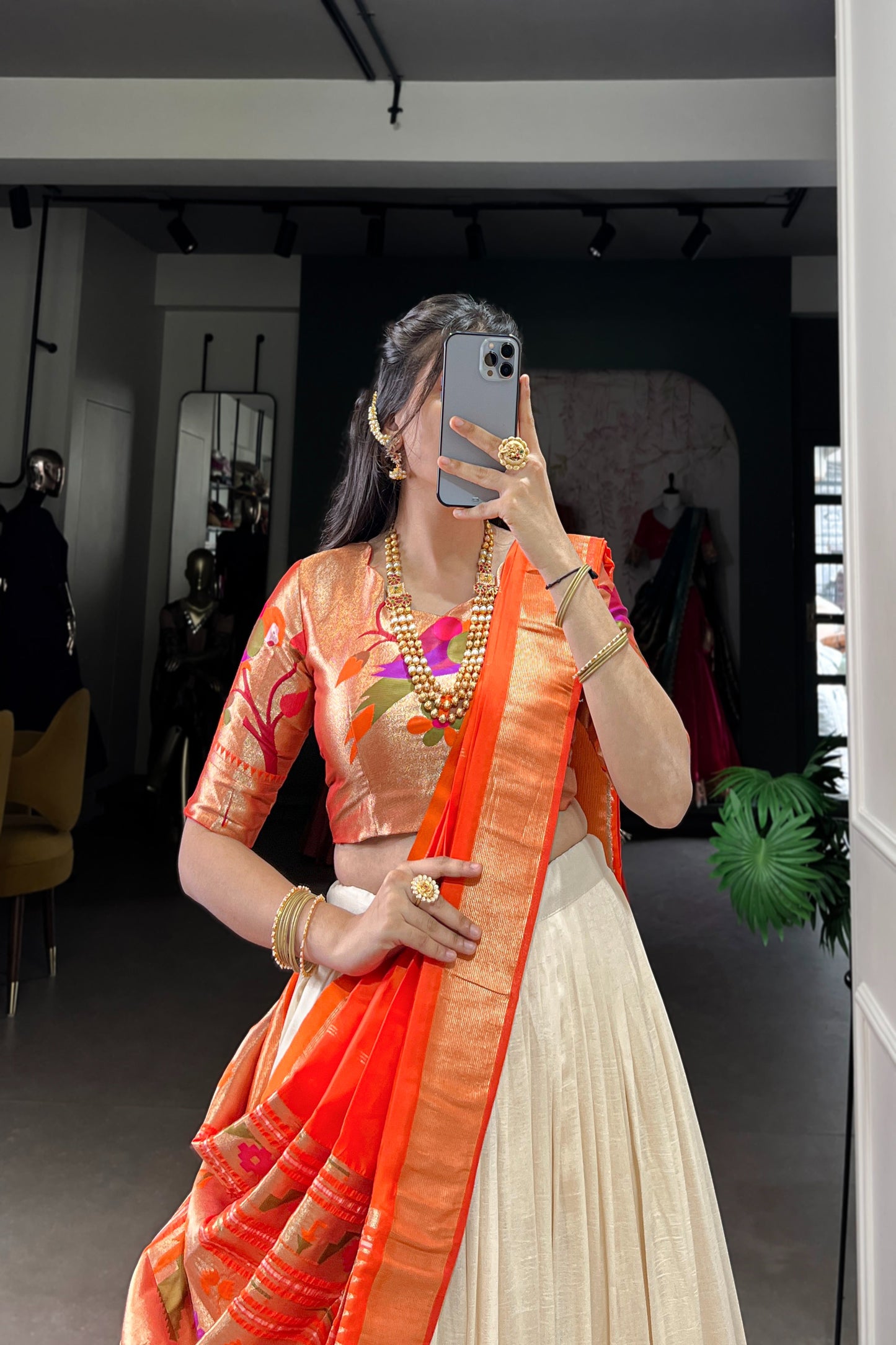 TILTON FESTIVAL SPECIAL VICHITRA SILK PAITHANI LEHENGA CHOLI WITH DUPATTA