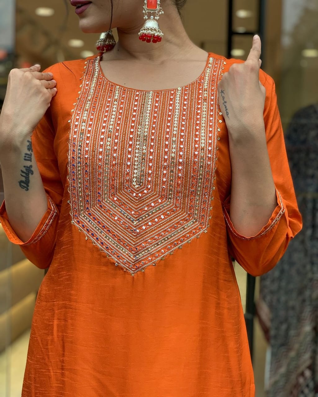 Our Exclusive Collection is here, to add a touch of tradition to your wardrobe(NFRD473)