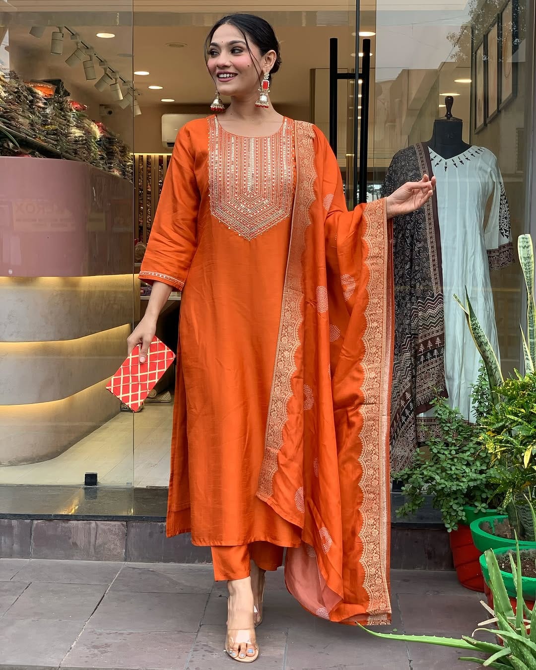 Our Exclusive Collection is here, to add a touch of tradition to your wardrobe(NFRD473)