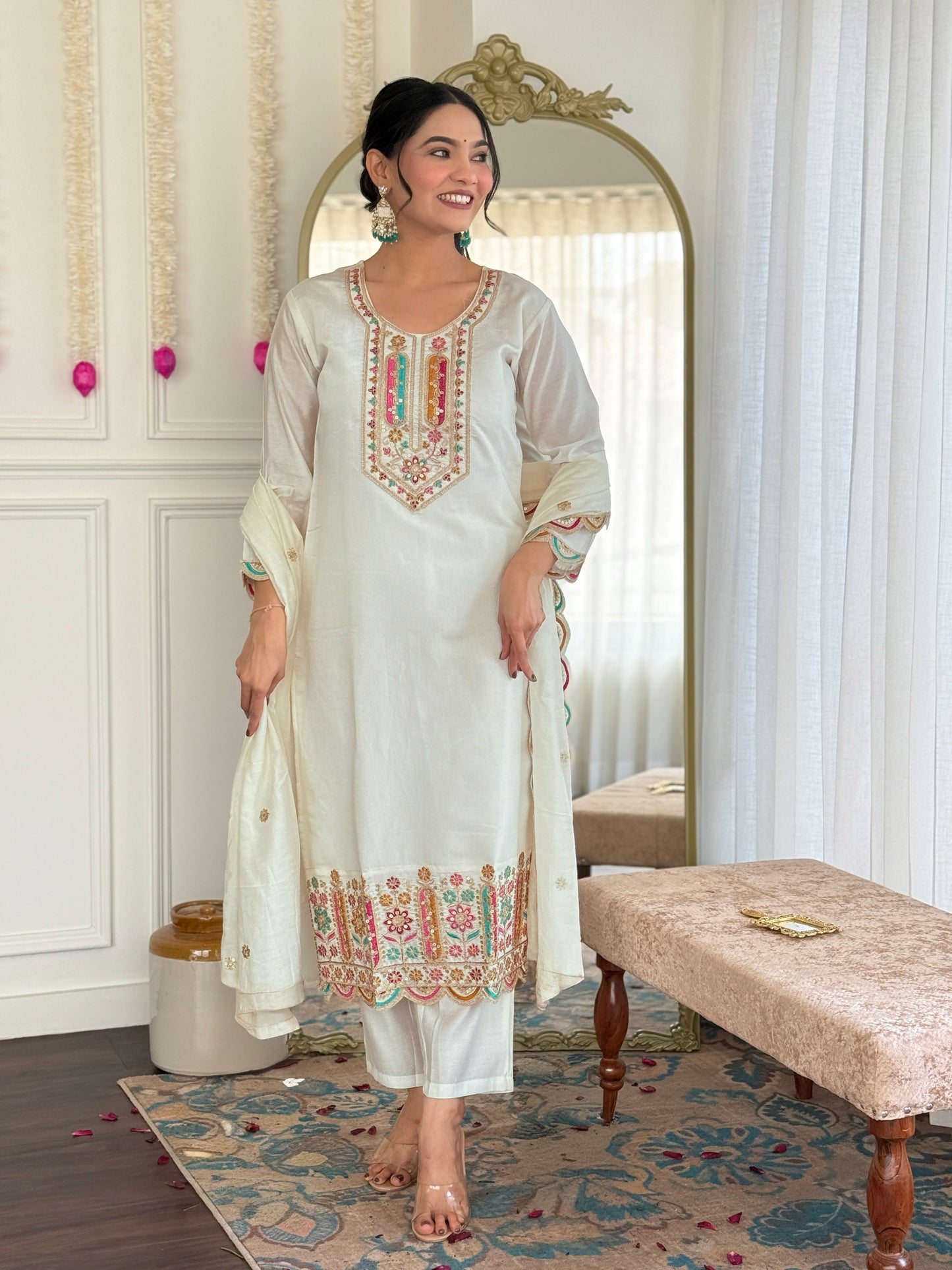 Simple yet elegant This is how we describe our latest launched dresse (NFRD562)