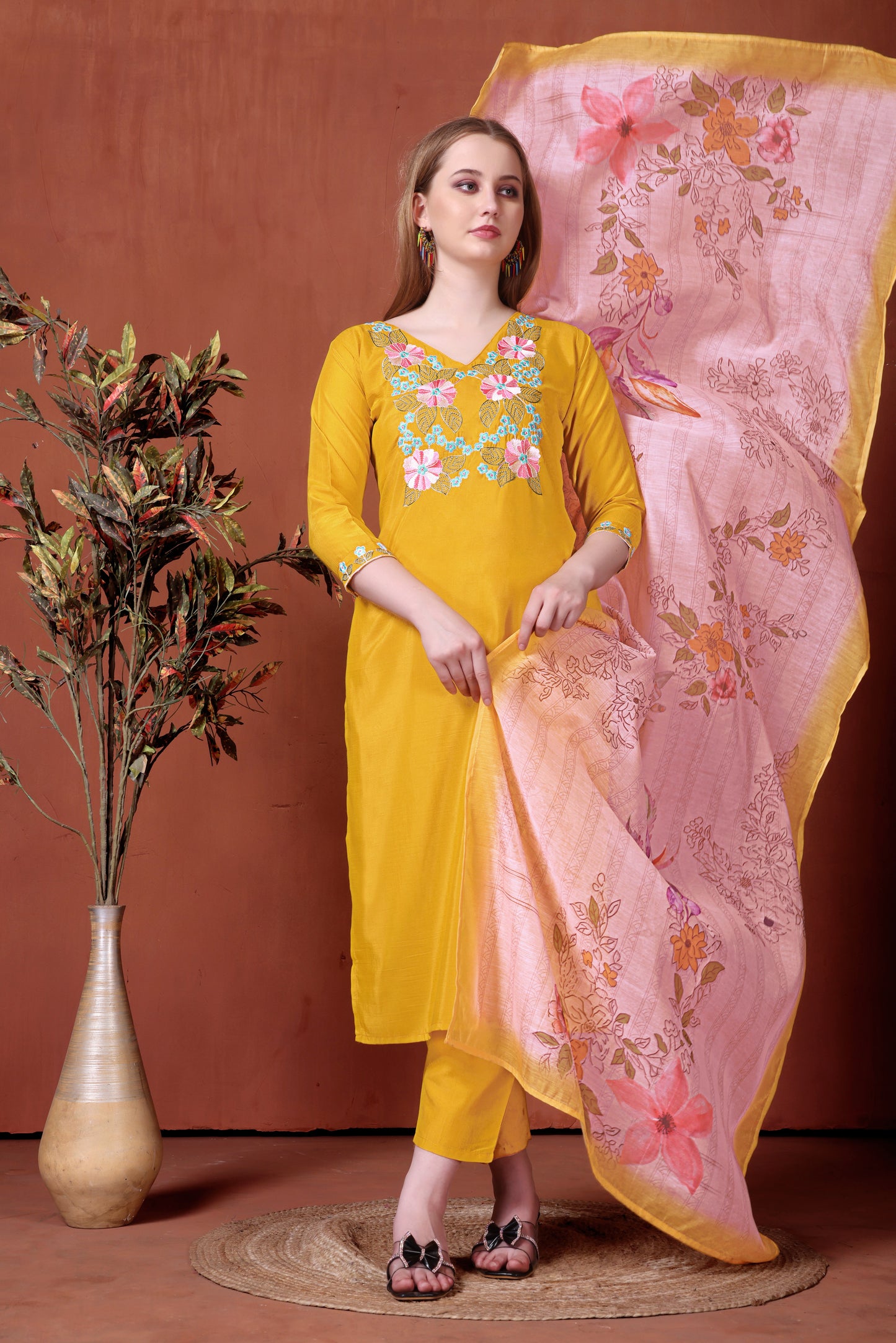 Simple yet elegant This is how we describe our latest launched dresse (NFRD629)